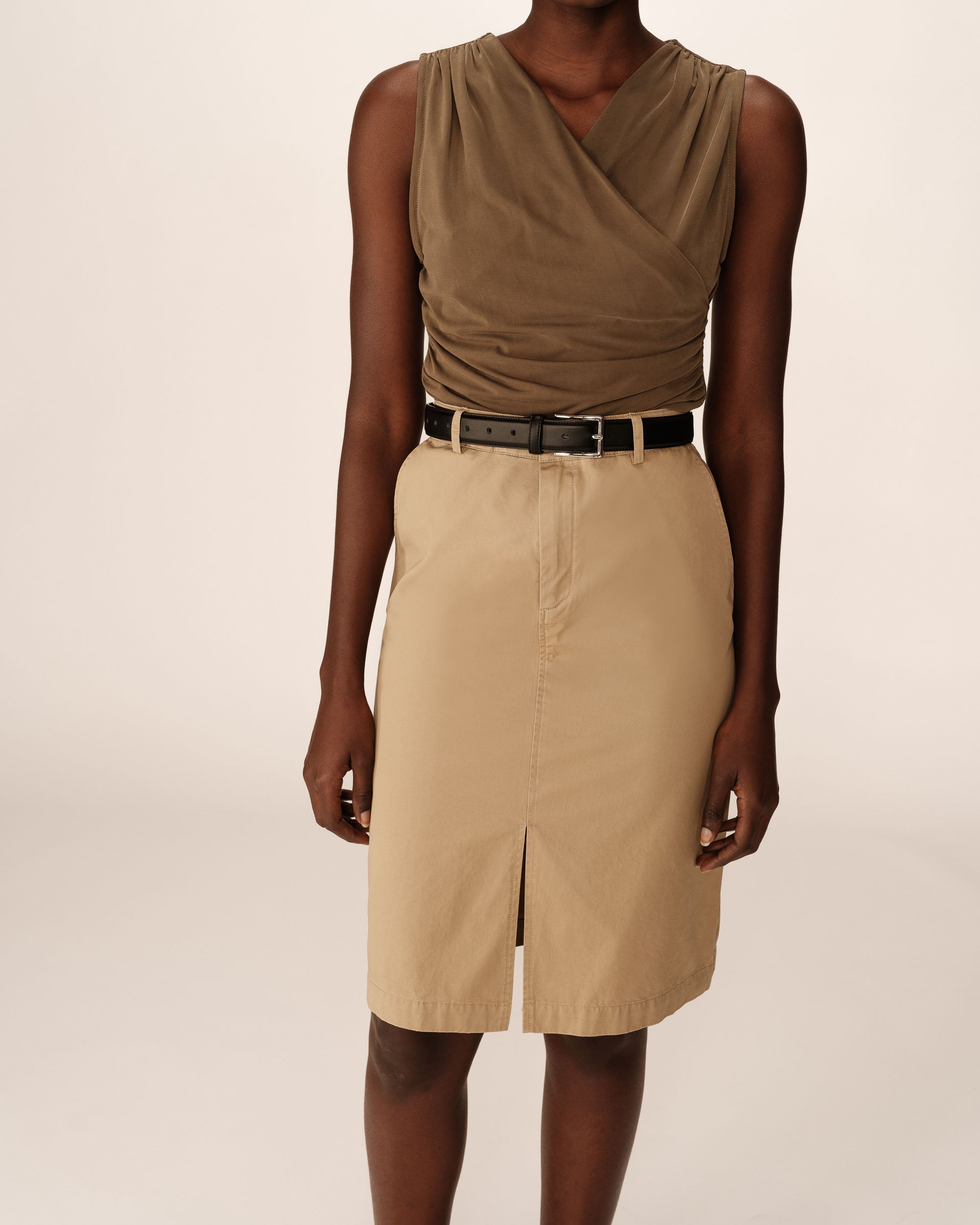 Jupe Pencil - Beige