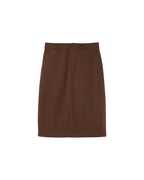 Falda Pencil - Chocolate