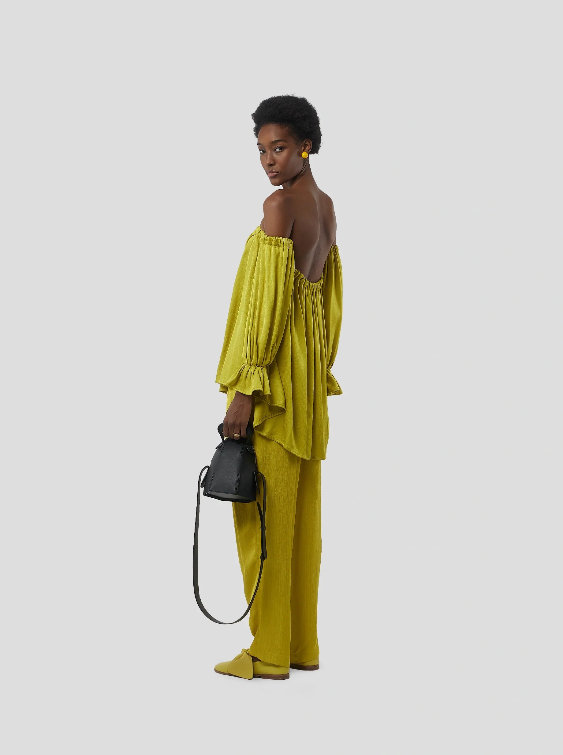 Sakis Trousers in Marsala Sulphur