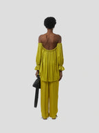Sakis Trousers in Marsala Sulphur
