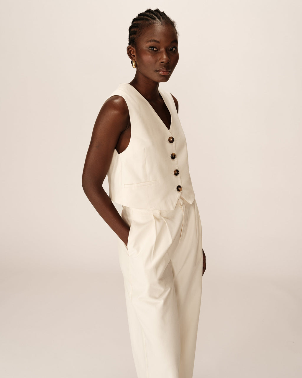 Penn Vest - Ecru