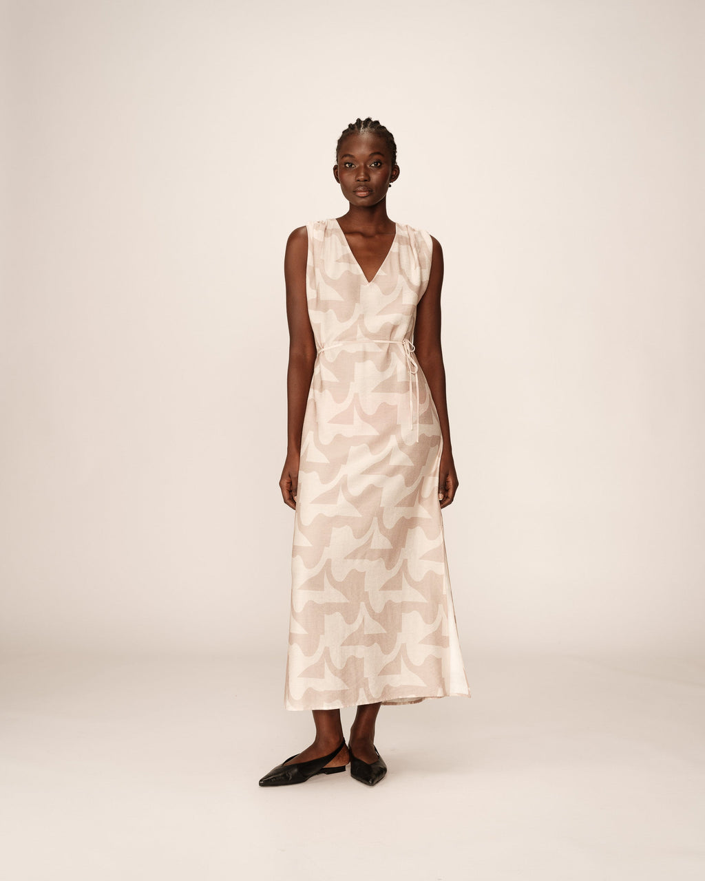 Robe Longue Pensee - Beige