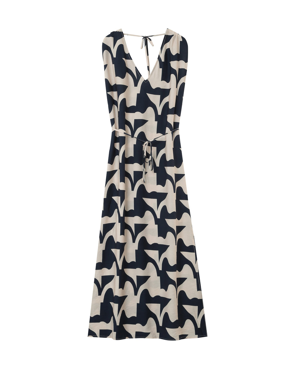 Robe Longue Pensee - Marine