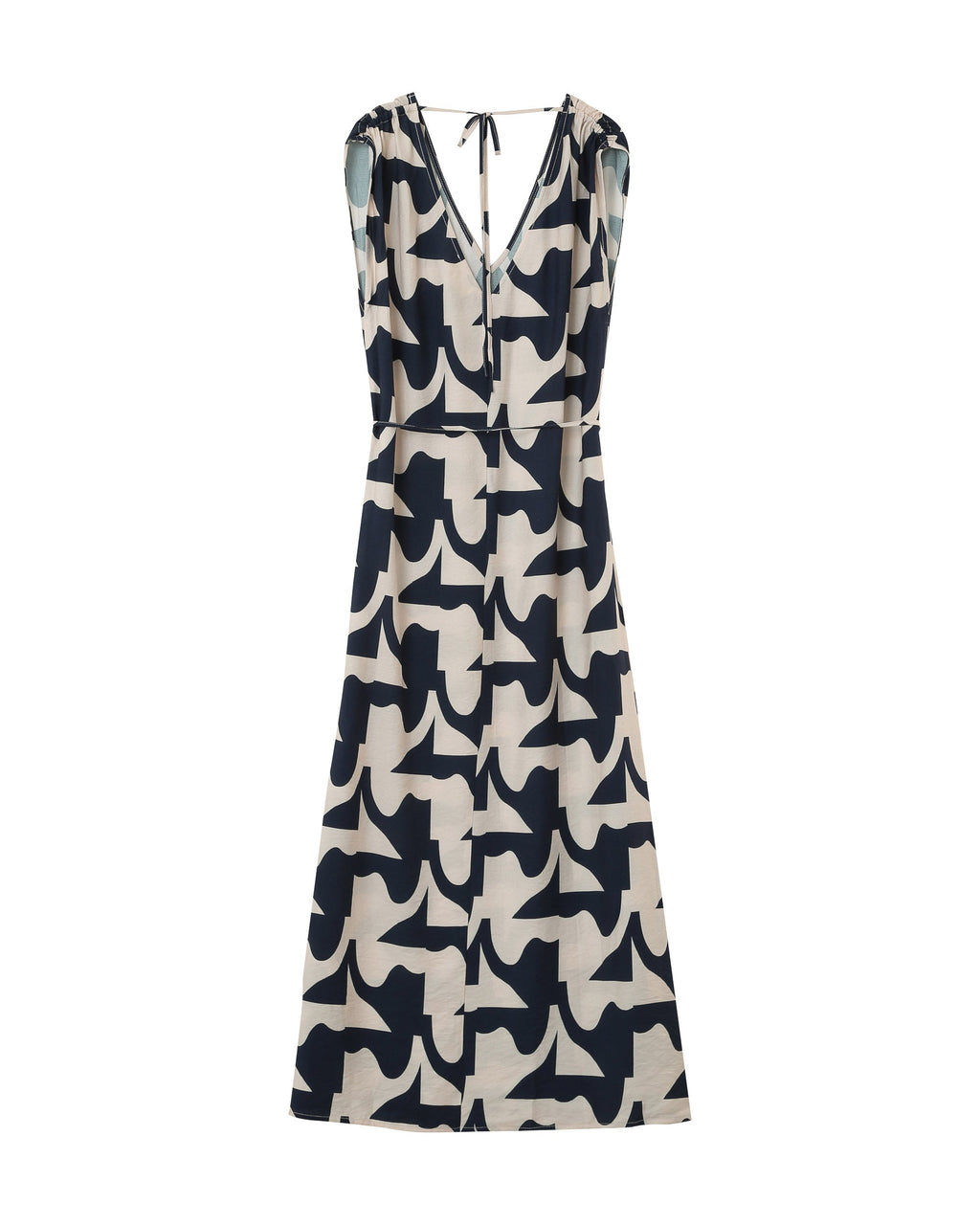 Robe Longue Pensee - Marine