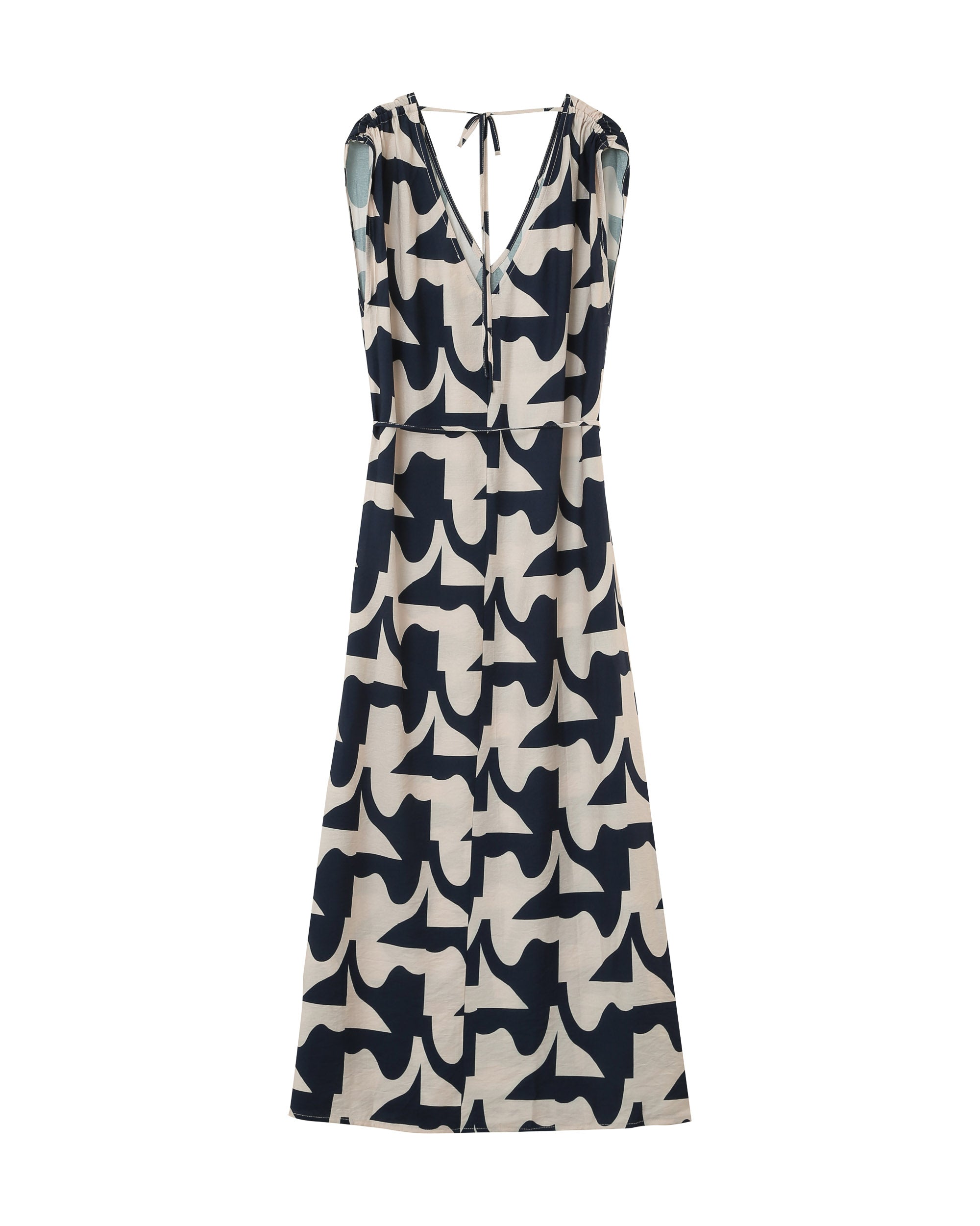 Robe Longue Pensee - Marine