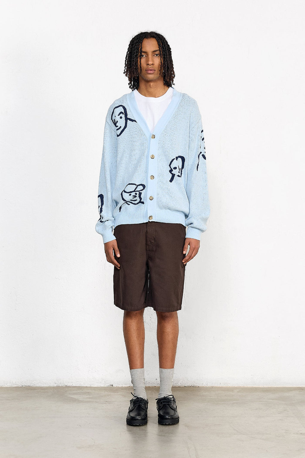Cardigan People Light Blue