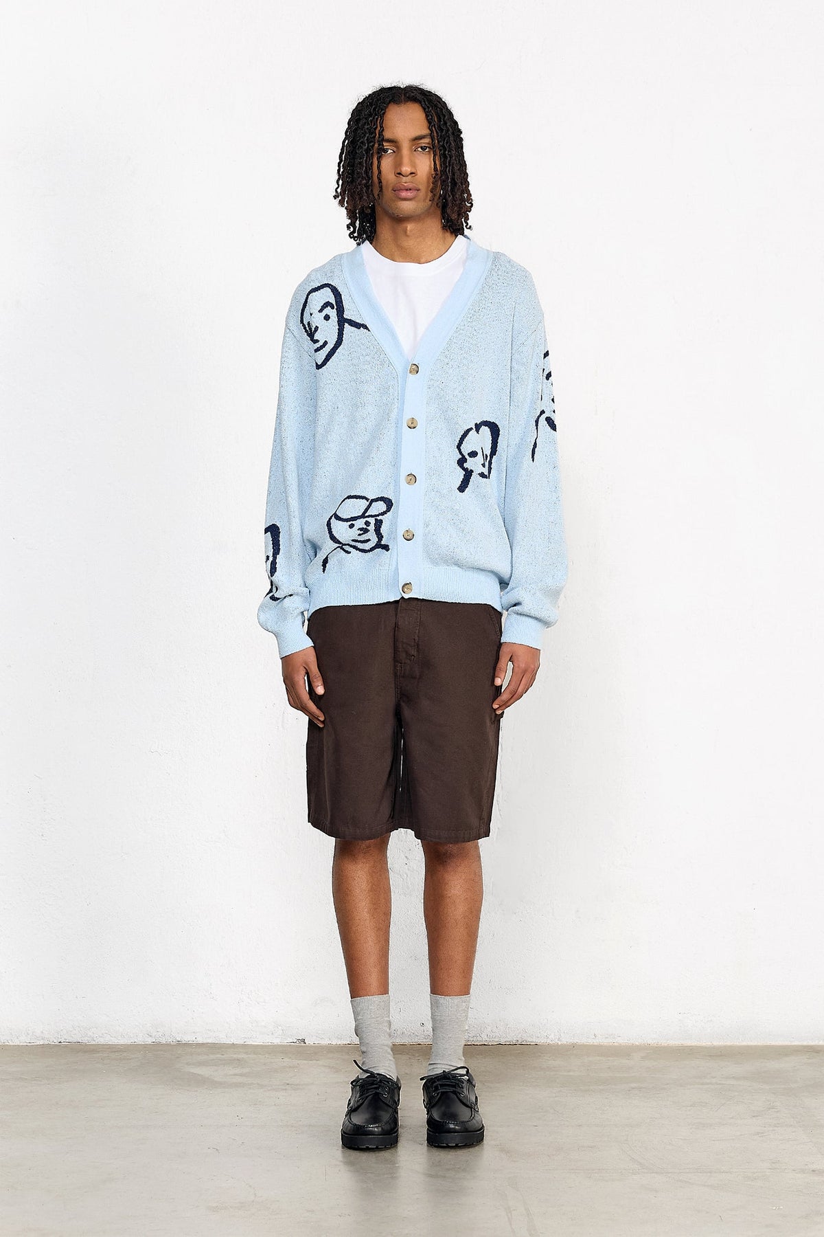 Cardigan People Light Blue