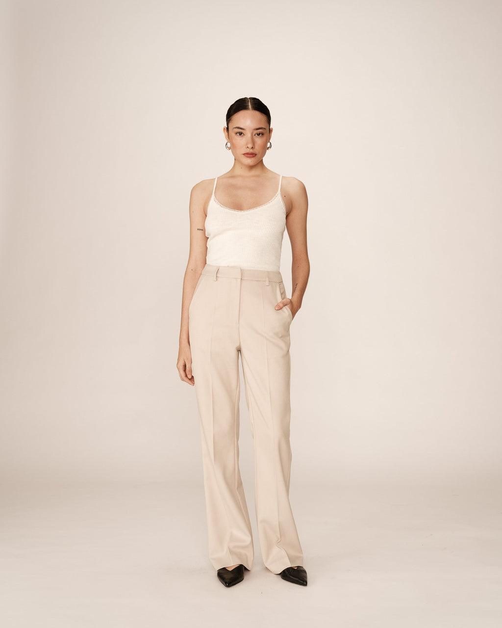 People Trousers - Beige