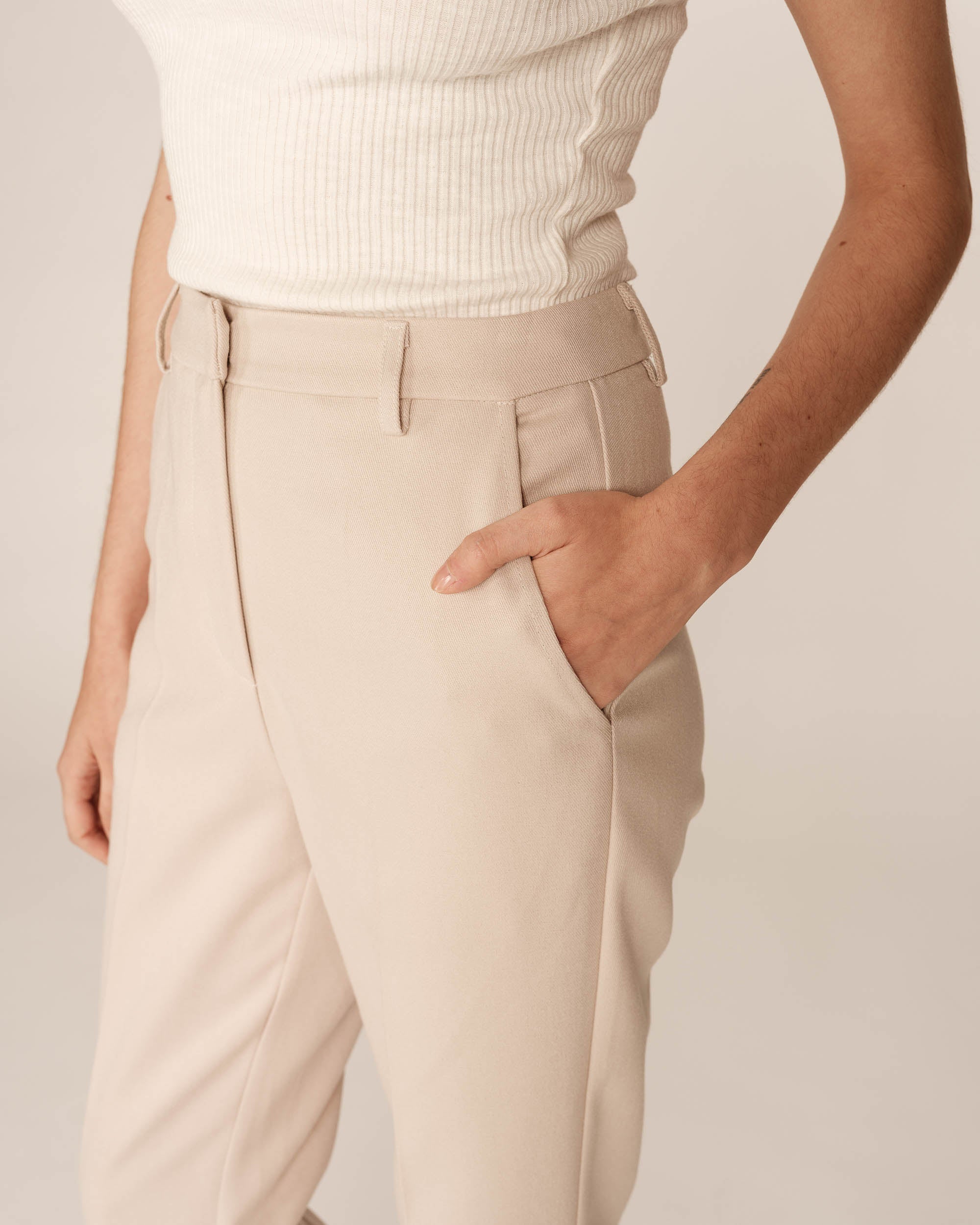 People Trousers - Beige