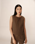 Pepino Khaki Large Cropped Top