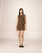 Pepino Khaki Large Cropped Top