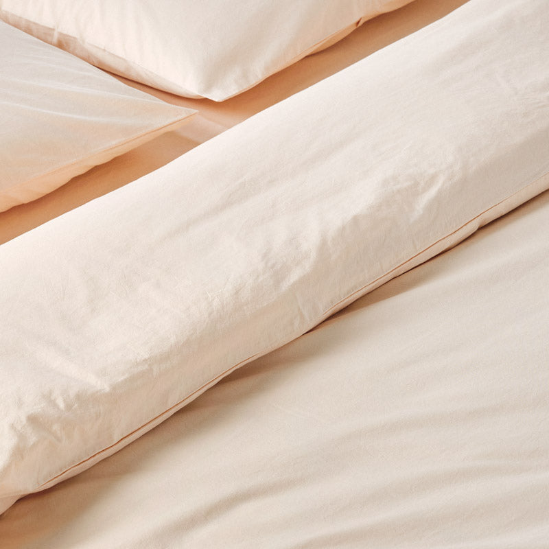 Duvet Cover - In 300 Thread Count Washed Cotton Percale - Mimosa Yellow