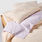 Fitted Sheet - In 300 Thread Count Washed Cotton Percale - Mimosa Yellow