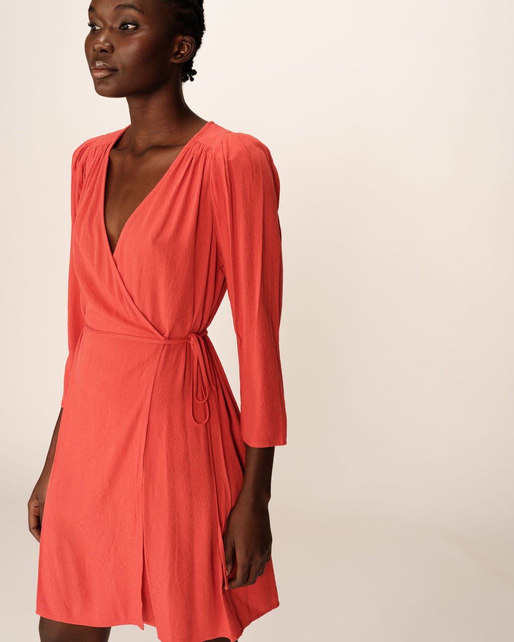 Vestido Corto Percy - Terracotta