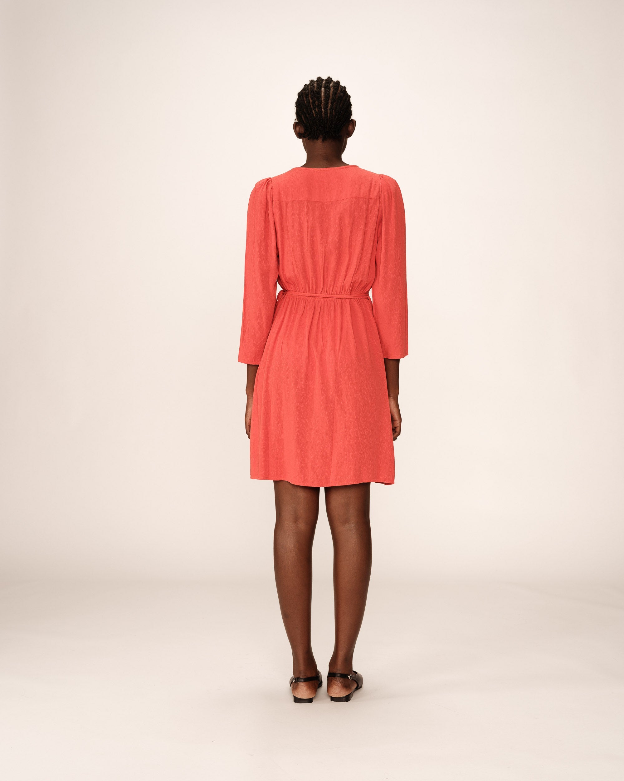 Vestido Corto Percy - Terracotta