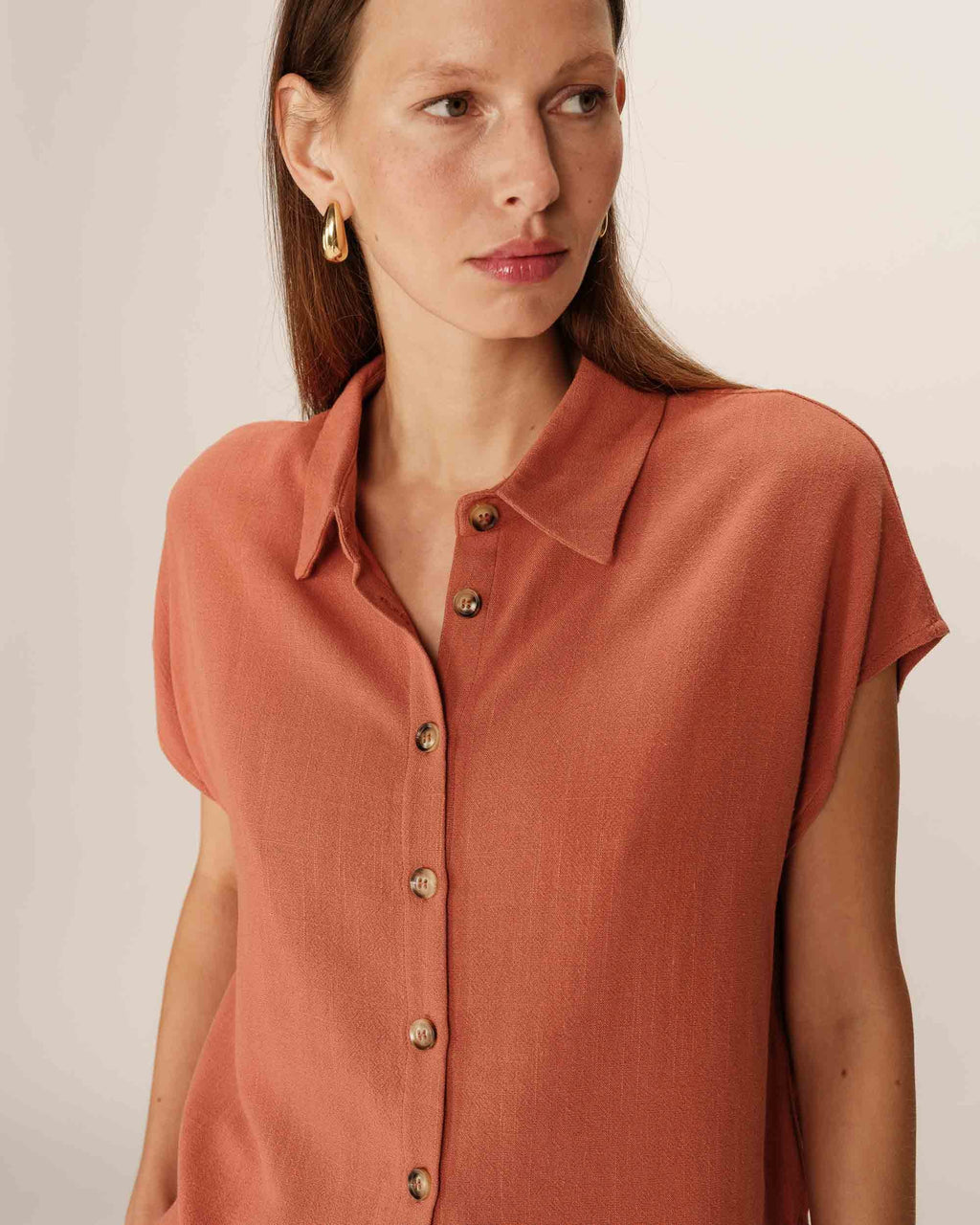 Chemise Perez - Terracotta