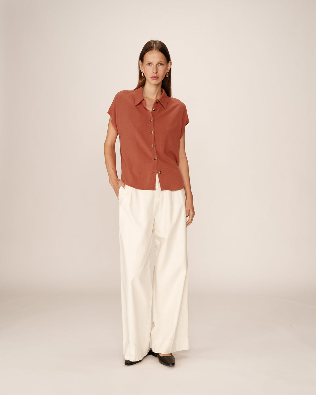 Chemise Perez - Terracotta