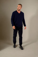 Pull Col V - Alexander - Navy