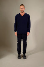 Pull Col V - Alexander - Navy