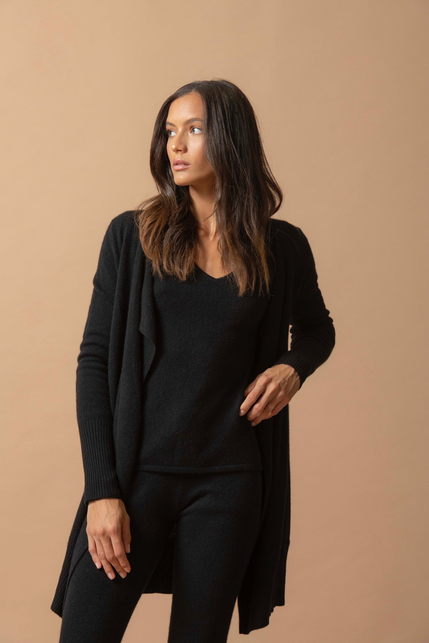 Long Jacket - Abigail - Black