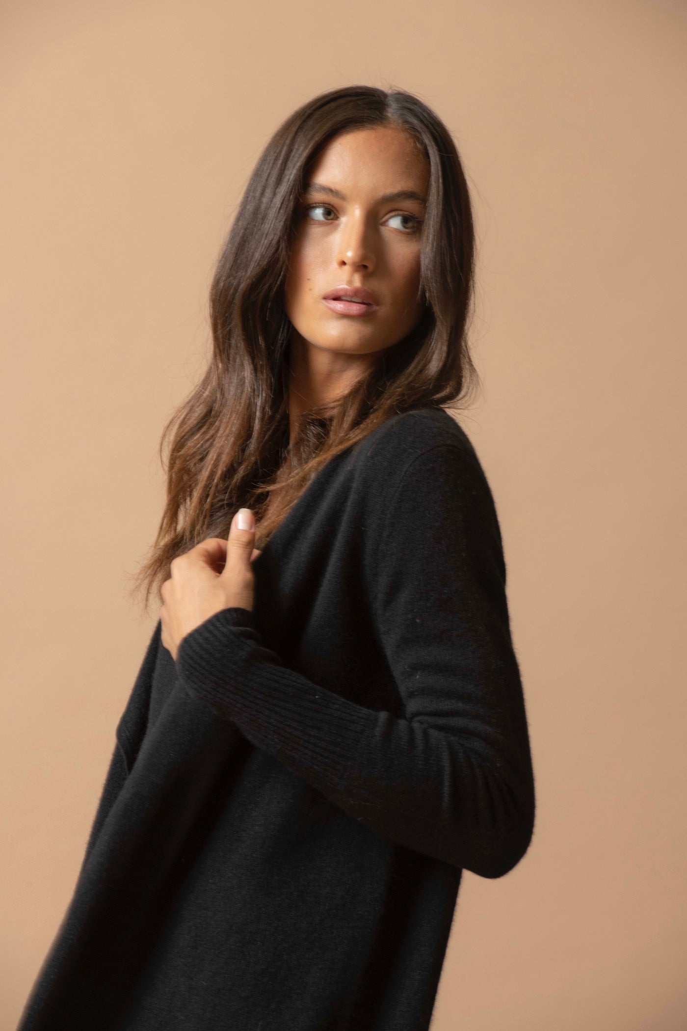 Long Jacket - Abigail - Black