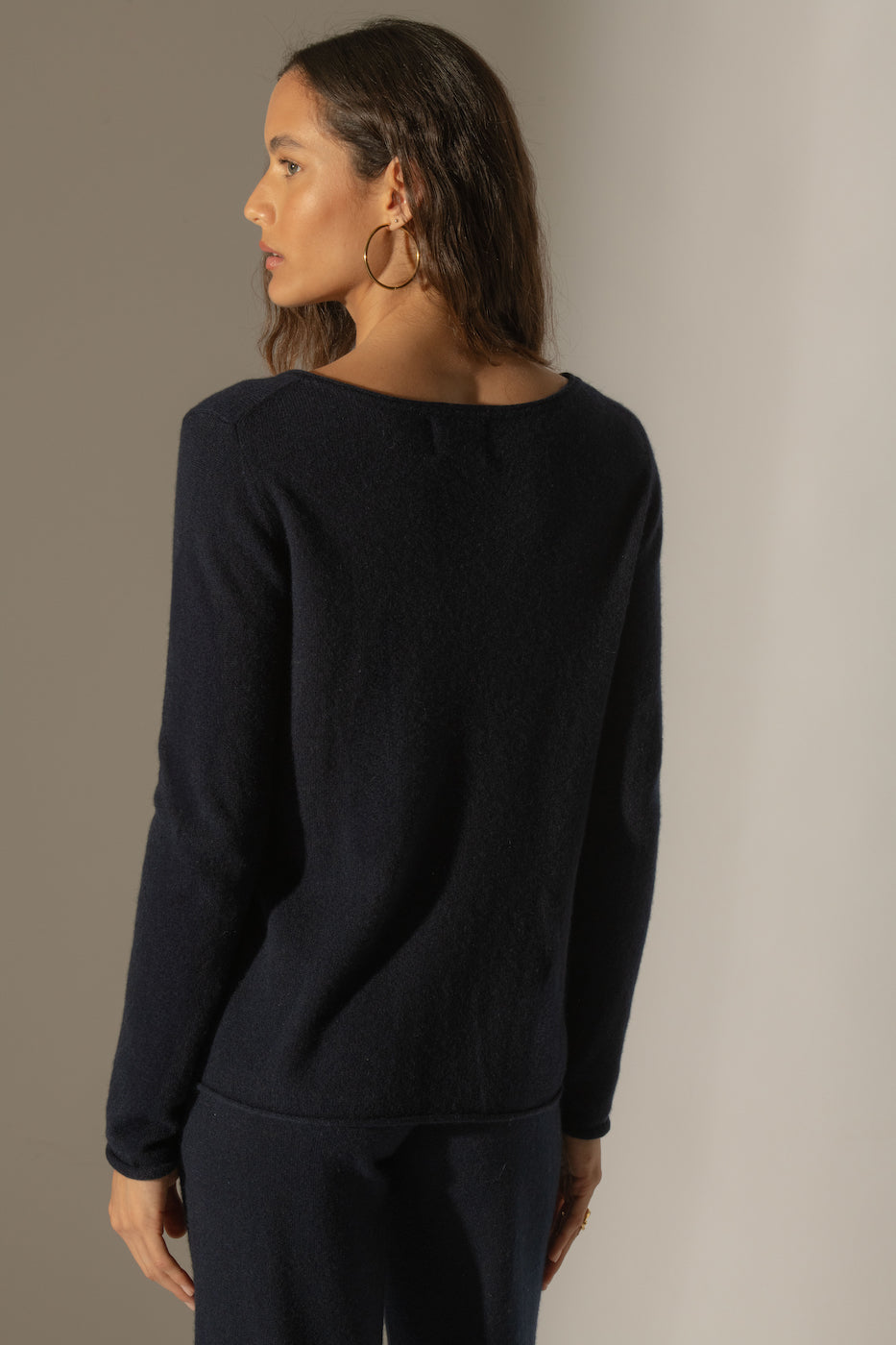 Maglione Scollo a Barca Megan - Blu Marino