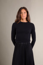 Pull Col Rond Whitney - Noir