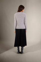 Pull Col Rond Whitney - Nuage Chiné