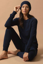 Pull Col Rond - Wilma - Navy