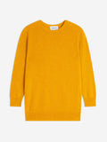 Pull Col Rond Boutonné Dos - Vanessa - Curcuma