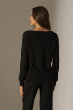 Pull Col V Penelope - Noir