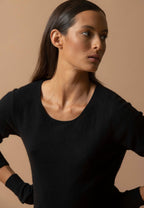 Robe Col Rond - Molli - Noir