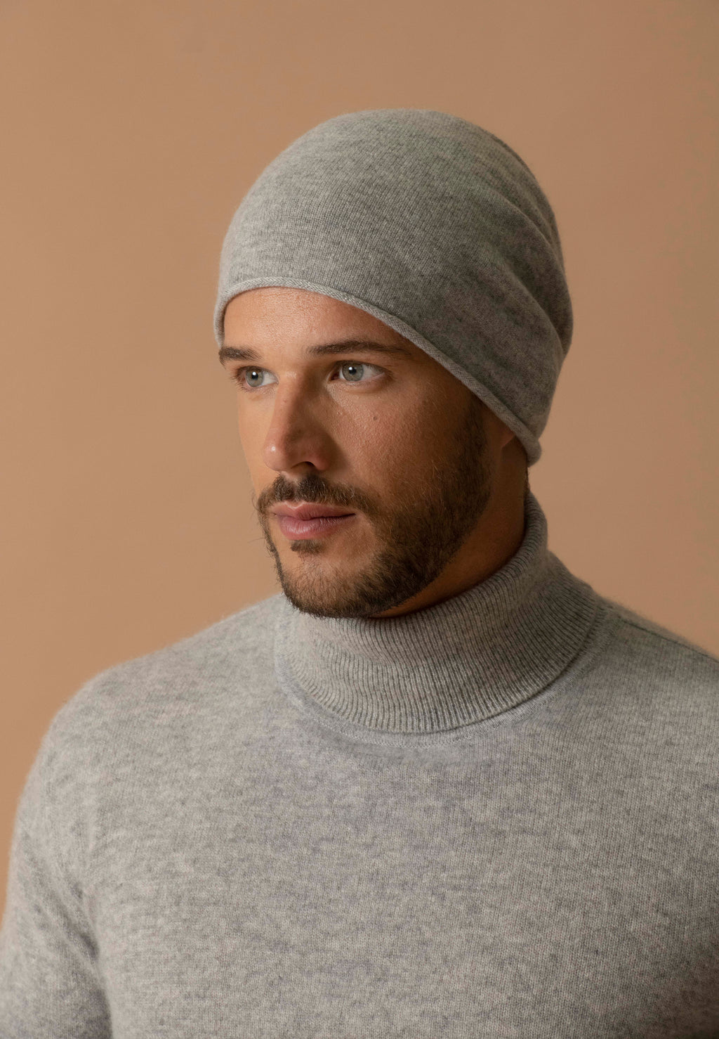 Beanie - June - Heathered Cloud