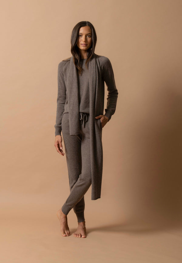 Écharpe - Kelly - Taupe Chiné