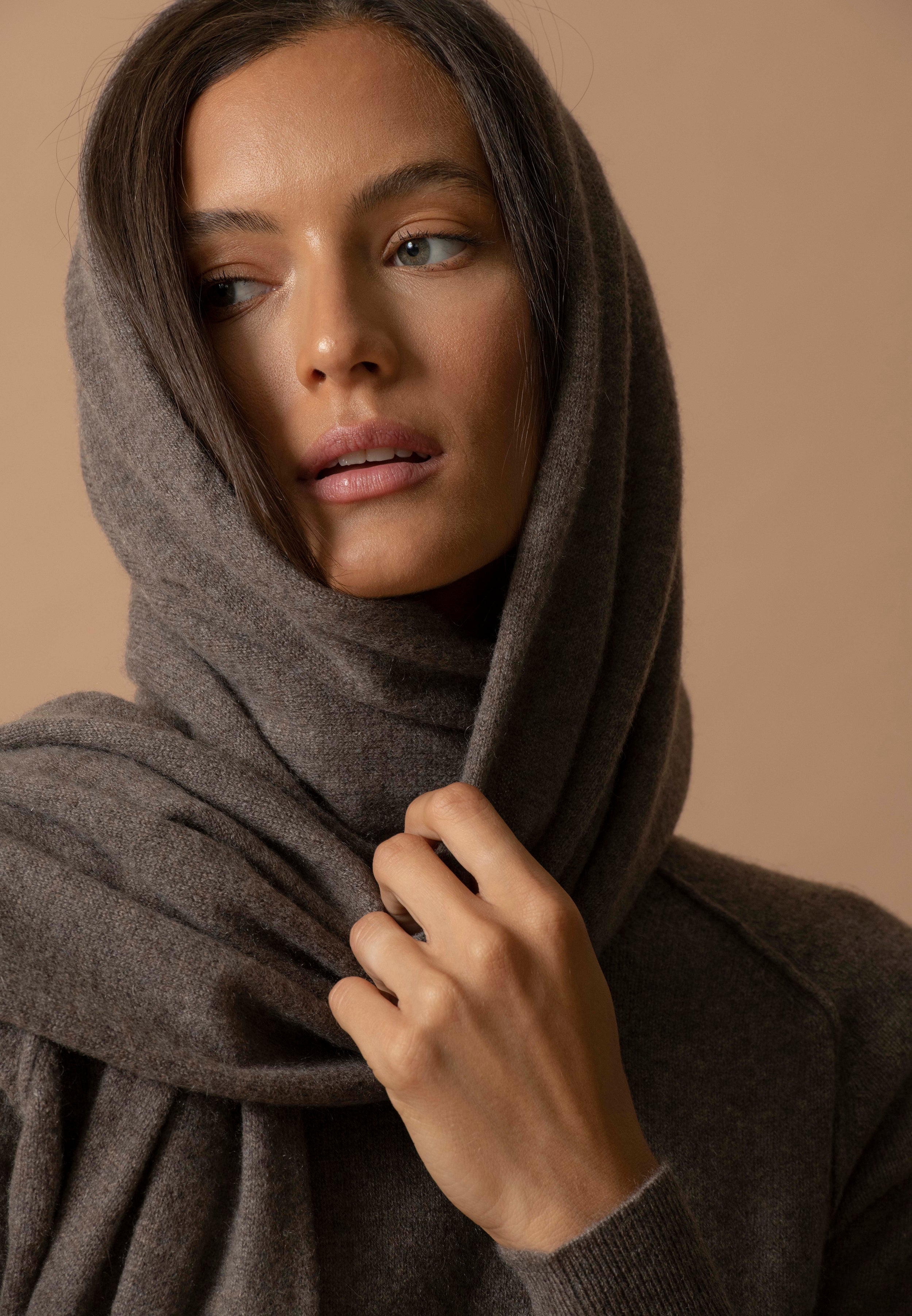 Écharpe - Kelly - Taupe Chiné
