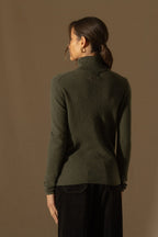 Turtleneck Sweater - Ashley - Khaki