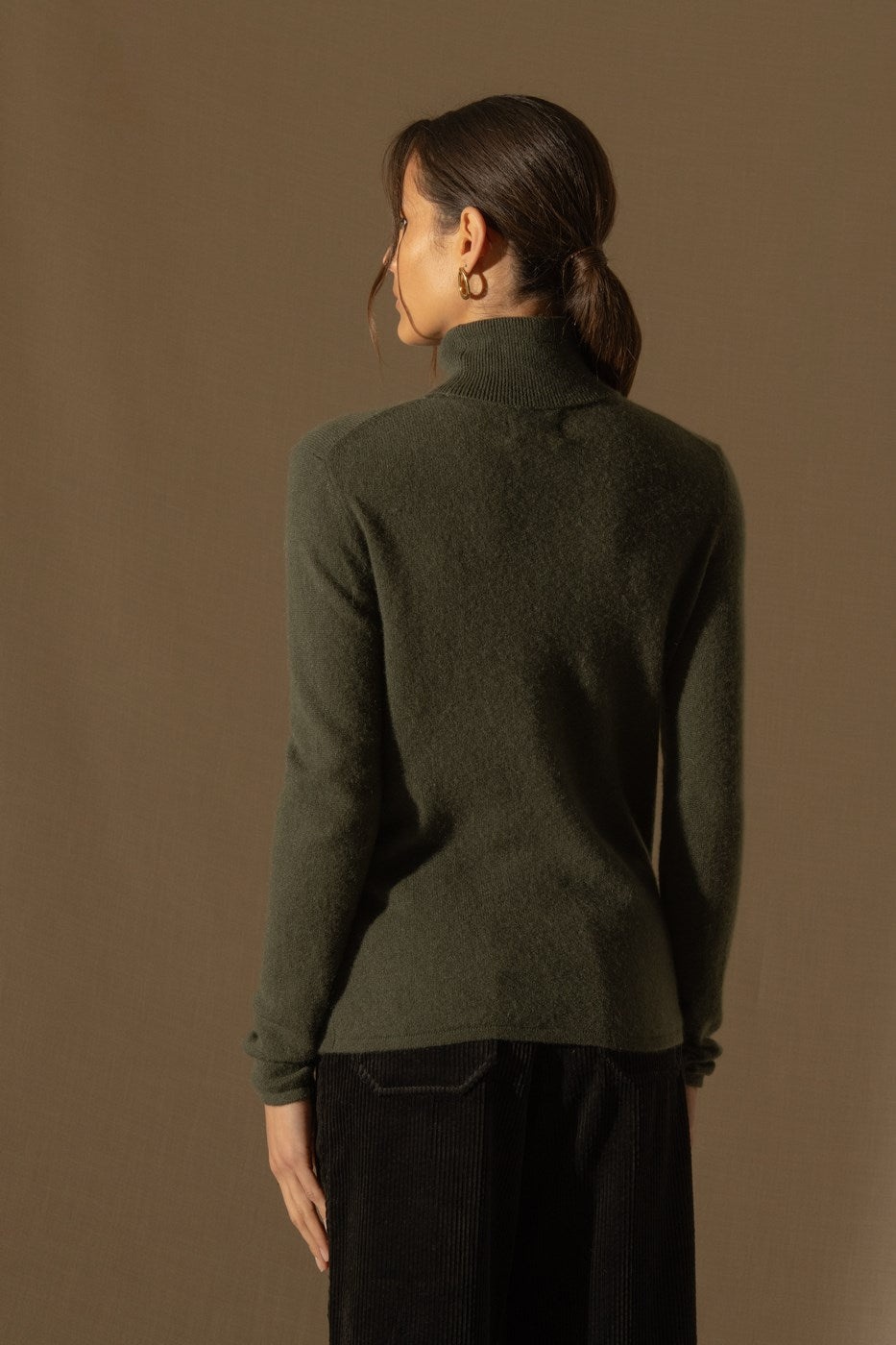 Turtleneck Sweater - Ashley - Khaki