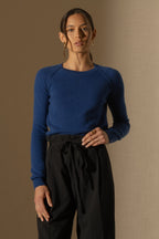 Crew Neck Sweater - Wilma - Ultramarine