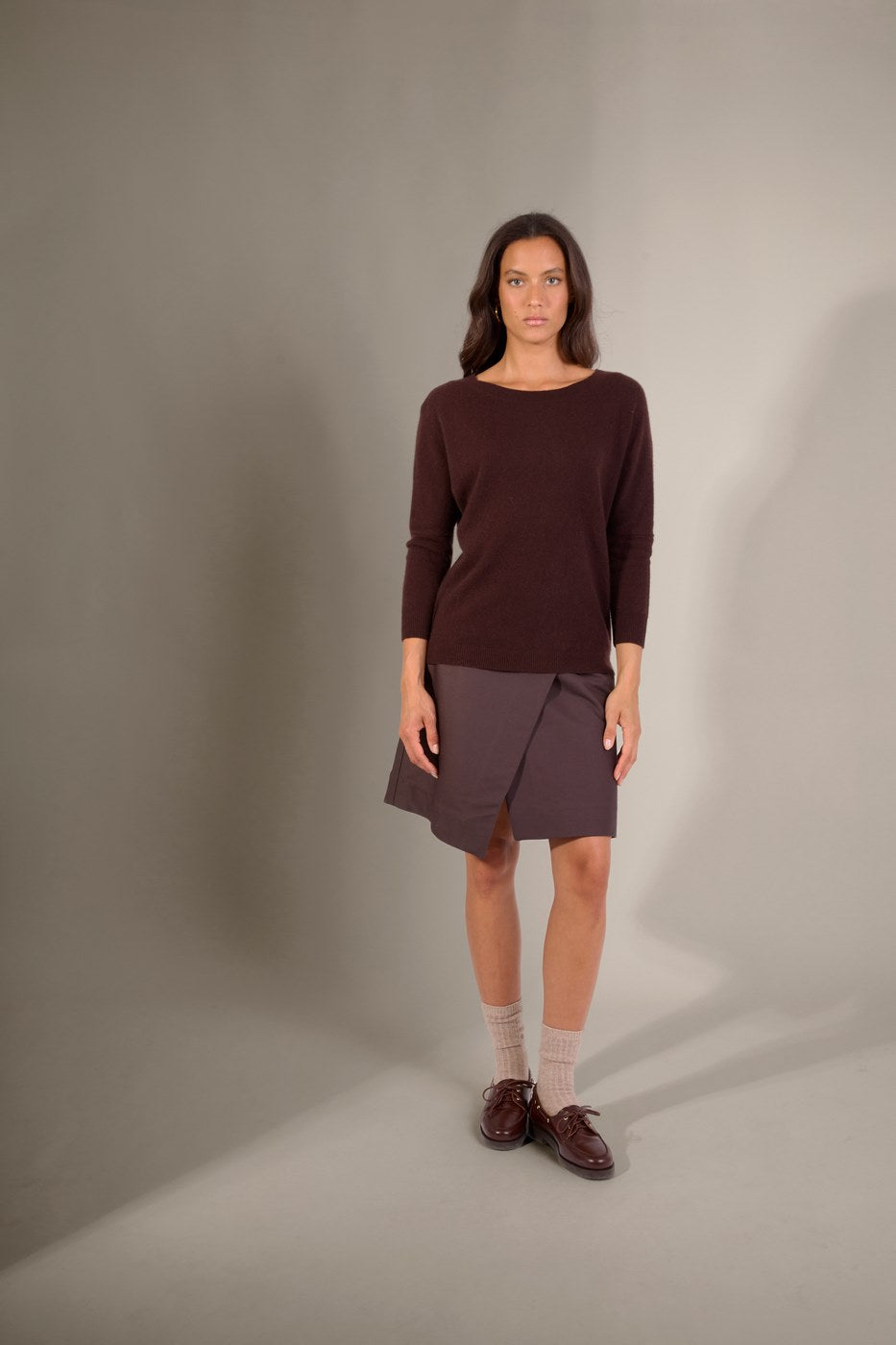 Pull Chauve Souris Molly - Chocolat