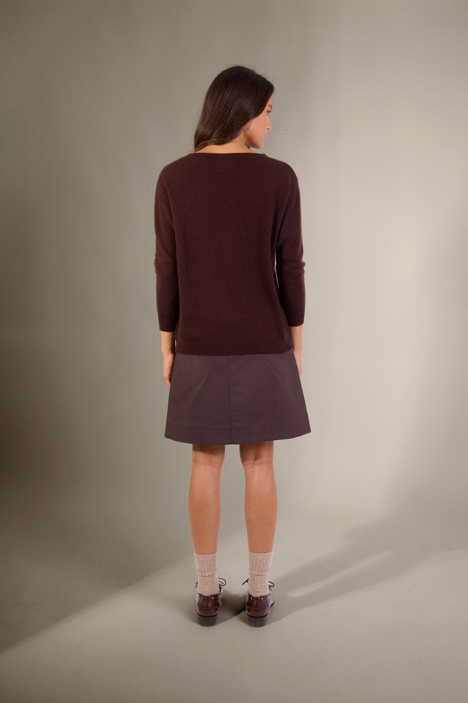 Pull Chauve Souris Molly - Chocolat