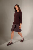 Pull Chauve Souris Molly - Chocolat