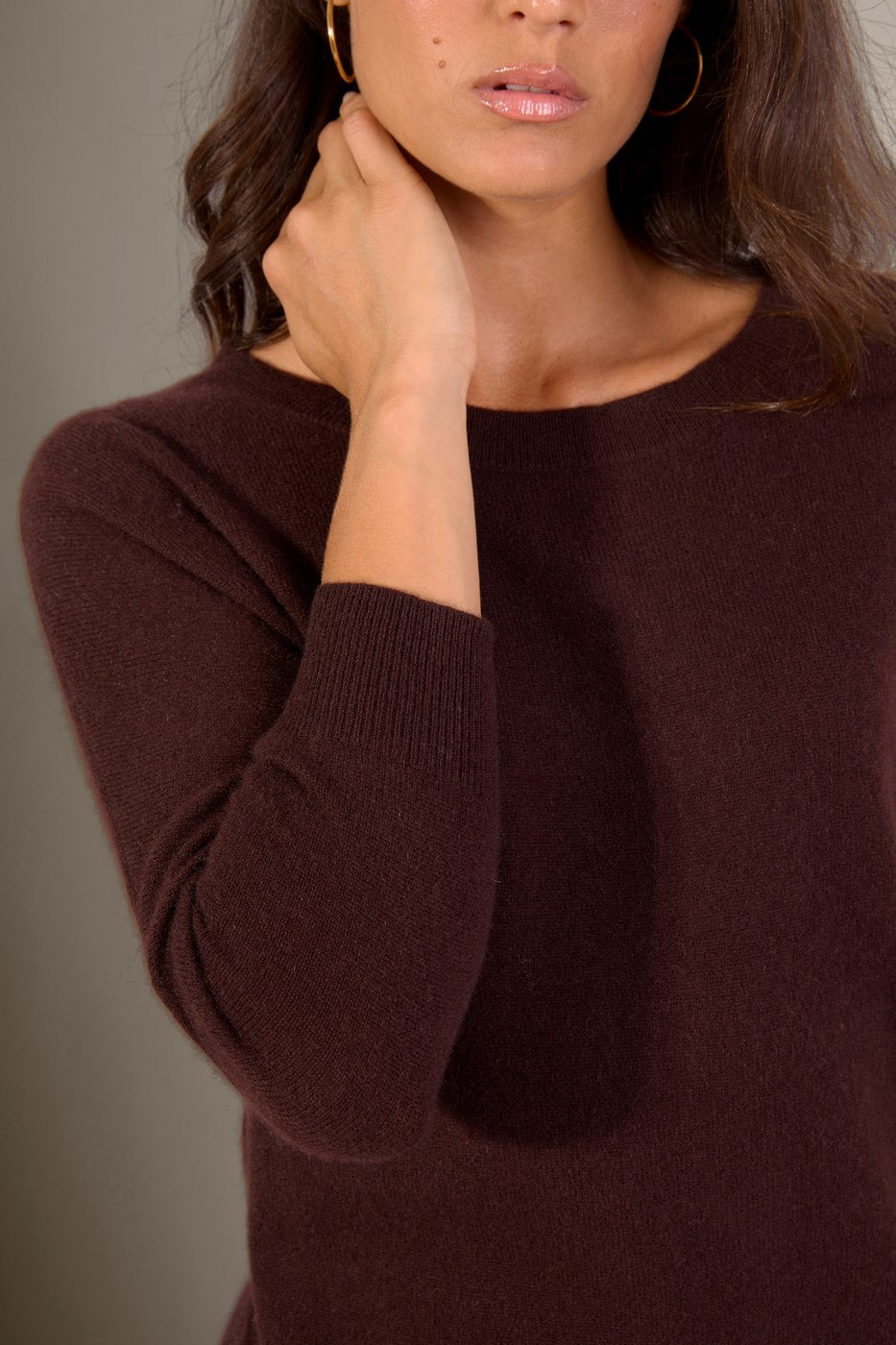 Pull Chauve Souris Molly - Chocolat