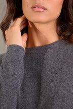 Pull Col Rond - Whitney - Anthracite Chiné