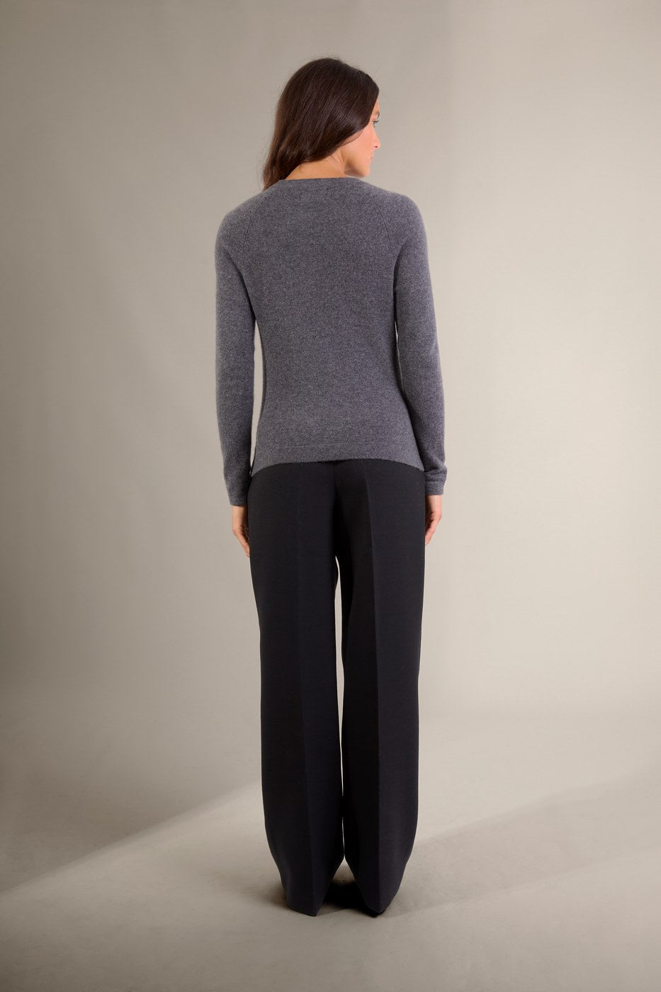 Pull Col Rond - Whitney - Anthracite Chiné