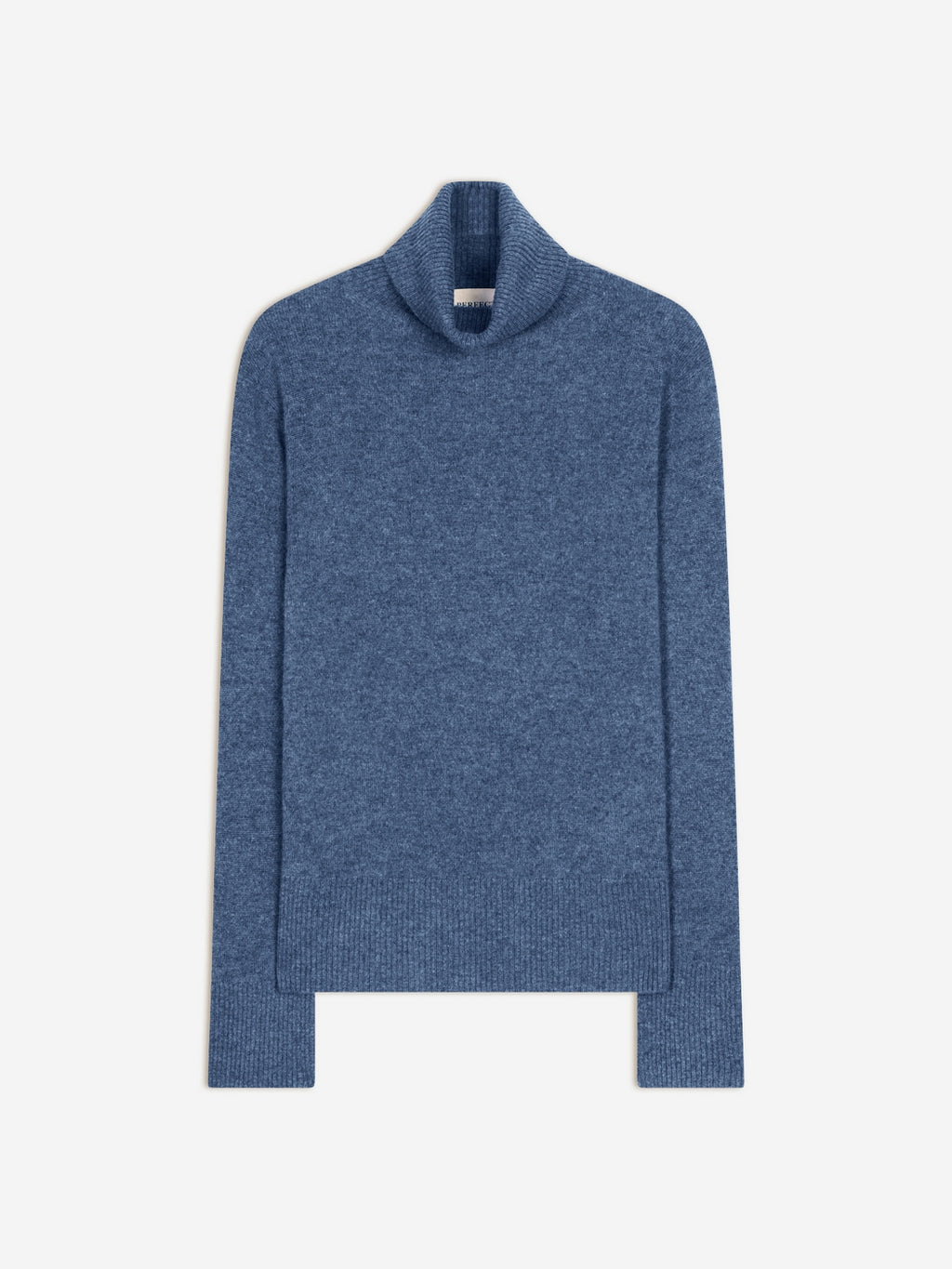 Pull Col Roulé Tracy - Bleu Denim
