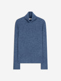 Pull Col Roulé Tracy - Bleu Denim