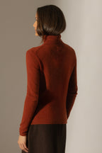 Pull Col Roulé Ashley - Écureuil