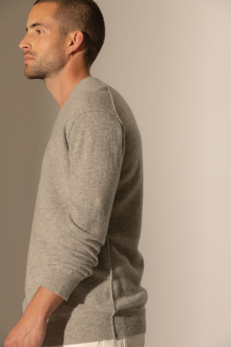 Pull Col Rond - Soan - Nuage Chiné