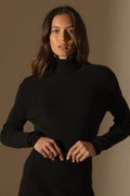 Pull Col Roulé - Elly - Noir
