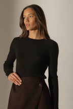 Pull Col Rond Kylie - Noir